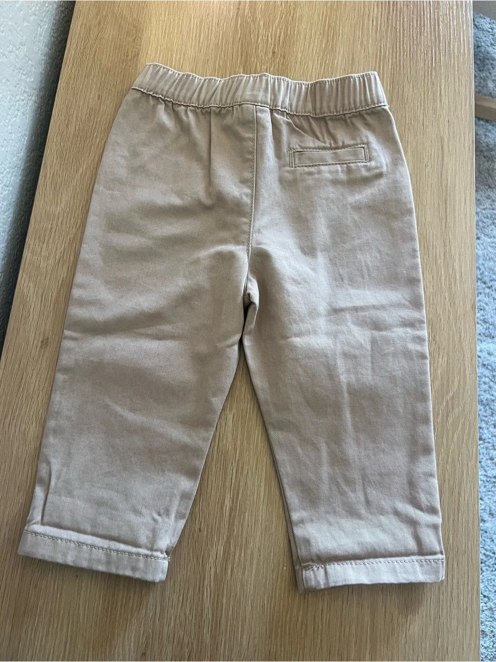 100% cotton tan pants
